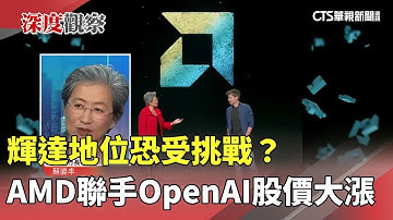 輝達地位恐受挑戰？　AMD聯手OpenAI股價大漲｜華視新聞 20251008 @CtsTw