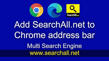 Search Google, Facebook, Youtube all in Edge, Chrome omnibox address bar - SearchAll.net