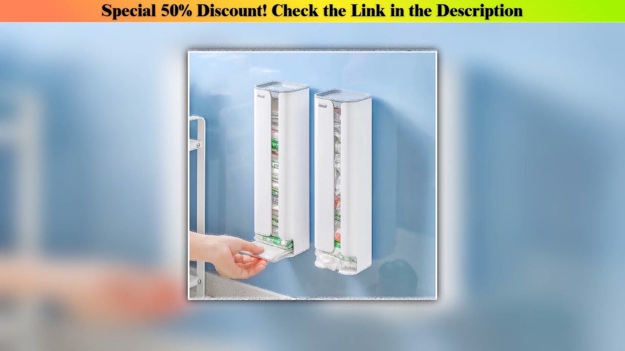 Deal Kitchen Garbage Bag Storage Rack Bathroom Plastic Household Bag Organizer Case Creativity Nord