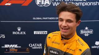 Lando Norris Post Race Interview Hungarian Grand Prix 2023