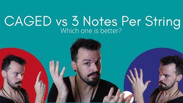 CAGED vs 3 Notes Per String | Which one is better? And Why!