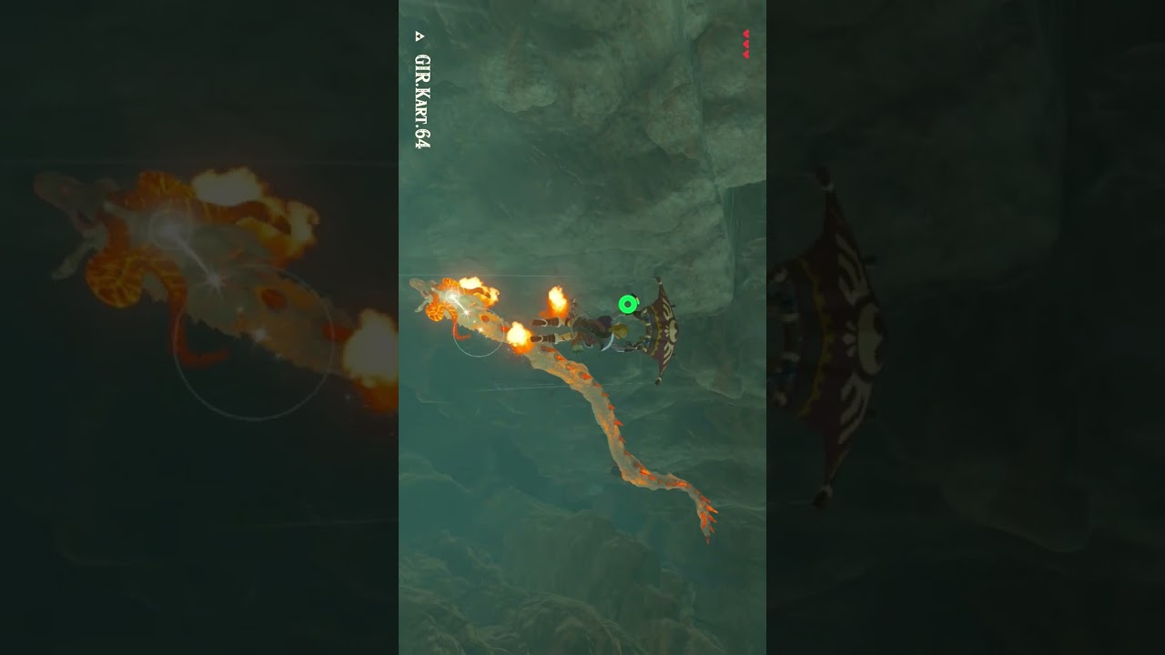 Dinraal Long Throw at Tanagar Canyon (BotW)