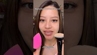 Beauty blender vs foundation brush, what’s the difference⁉️