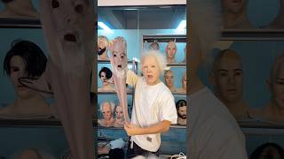 Instant face transformation.#mask #funny #realistic #diycosplay #handmadefacemask