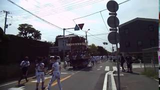 20160917 1021やわたんまち1日目年番神明町町内廻り三中から三島神社へ