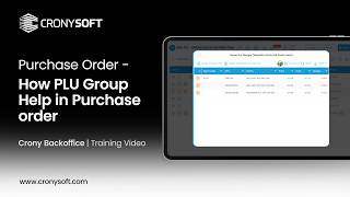 Quick Tutorials | Purchase Order |  How PLU Group Help in Purchase order