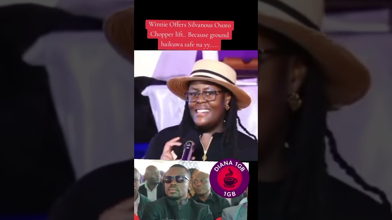 Osoro nitakupea chopper lift sababu naona ground iko mbaya kwako watakuvamia~ Winnie Odinga