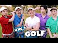 Can 4 Guys Beat A Professional Golf Champion?