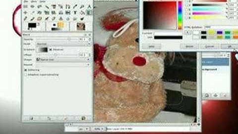 Gimp Selection and Gradient Tutorial