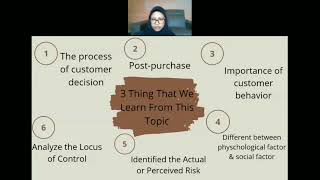3-2-1 Pair Reflection Video (Group 4) on Topic 3: Customer Market & Customer Buyer Behavior