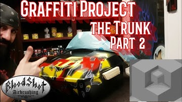 How To Airbrush a Harley-Davidson with 1SHOT paint. Graffiti Style. Adding the Color. Video 2