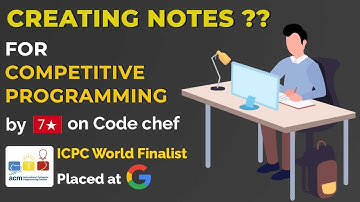 Creating Notes for Competitive Programming | CP Practice Strategies 2021 | Vivek Gupta FAQ Series