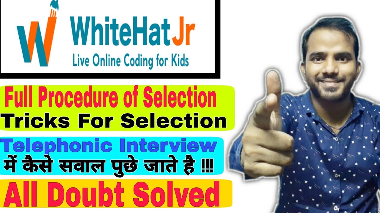 White hat jr. Online Teaching How to work on White hat jr. How to
