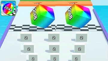 Ball Run 2048 ! All Levels Gameplay (1050-1056) android, ios