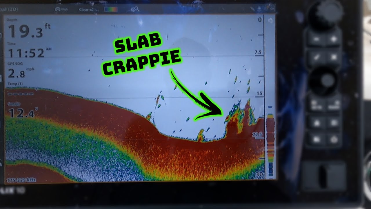 Using 2D SONAR to find CRAPPIE !!