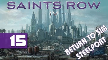 Saints Row 4 - Walkthrough - Return To Sim Steelport - Part 15 - The Game Half Froze | DanQ8000