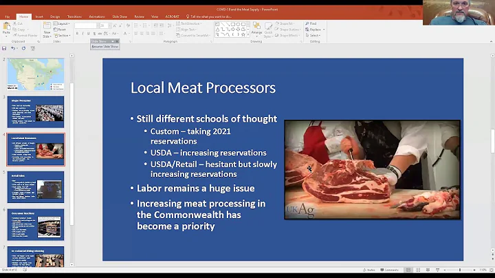 Meat processing and cattle market update