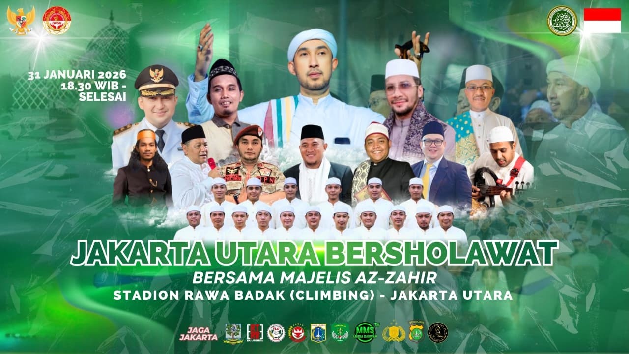 LIVE |JAKARTA UTARA BERSHOLAWAT BERSAMA HABIB ALI ZAINAL ABIDIN BIN SEGAF ASSEGAF | MAJELIS AZ-ZAHIR