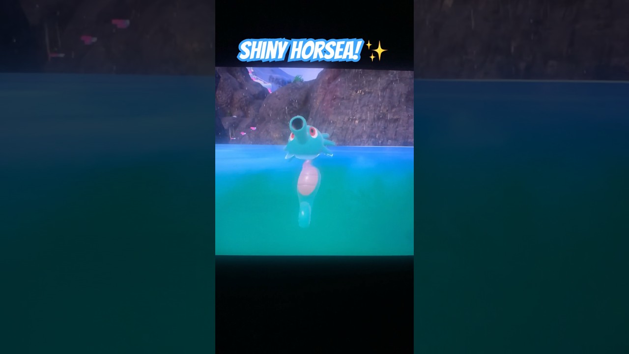 Shiny Horsea evolution! ✨ 