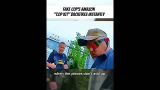 Information FAKE COP AMAZON COP KIT BACKFIRES INSTANTLY News