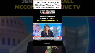 CNN’s Scott Jennings Hit With Stark Warning: “Your Job Could Be on the Line” #usa #media #fyp #lies
