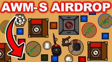 0.01% GOLDEN AIRDROP in SURVIV.IO! || AWM-S + Mk20 SSR - Surviv.io