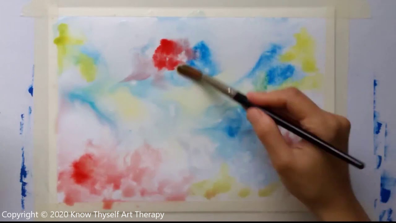 讓水彩聆聽你的聲音 Using watercolour to process feelings