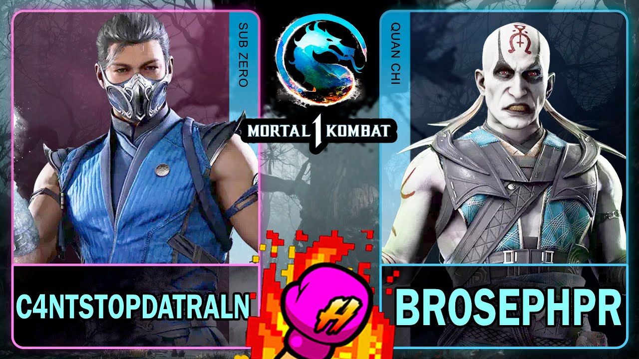 MK1 C4ntstopdatraln (SUB-ZERO) VS BrosephPR (QUAN CHI)🥊Mortal Kombat 1🥊4K 60ᶠᵖˢ