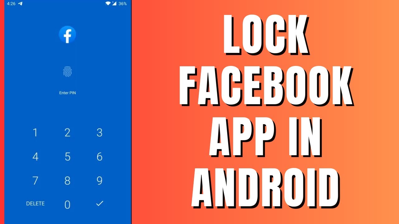 How To Lock Facebook App in Android YouTube