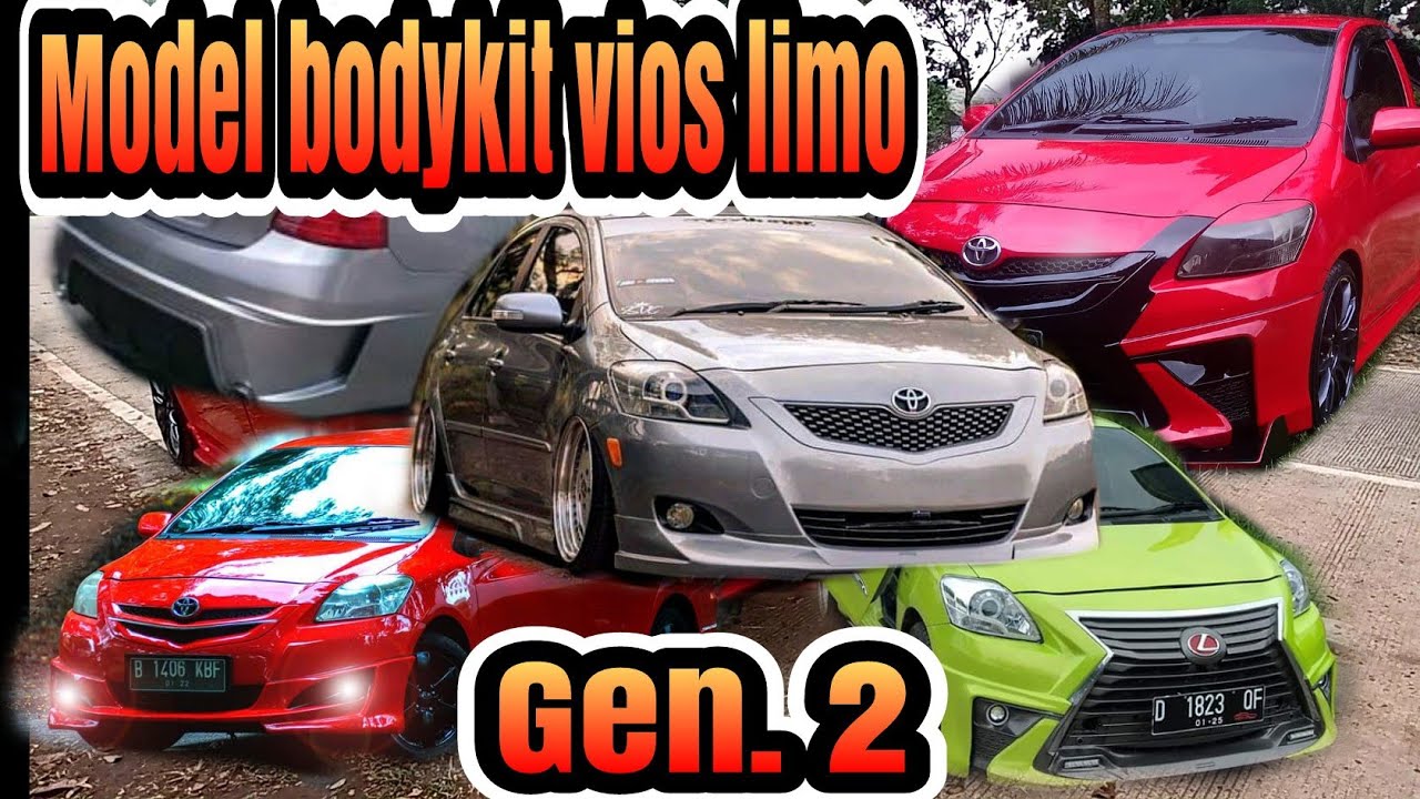 Bodykit vios limo gen 2 macam bodykit vios vios 