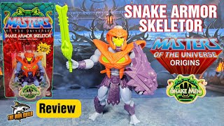 Masters of the Universe Origins-Snake Armor Skeletor figure review!