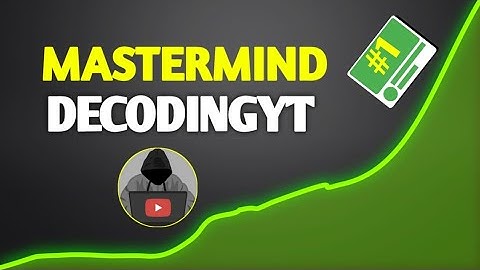 How @decodingyt Dominates YouTube : His SECRET to Beat the YouTube Algorithm 🧐