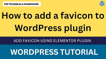 How to add a favicon to WordPress plugin || Add favicon using elementor plugin