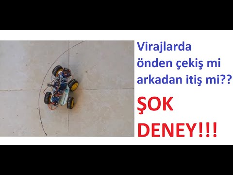 Yol tutuşta önden çekiş mi arkadan itiş mi?? ŞOK  DENEY!!