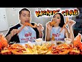 JUICY SEAFOOD BOIL! + KING CRAB LEGS + GIANT SHRIMP EATING SHOW! ft. Elsy Guevara