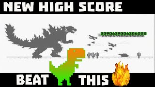 Google Chrome Dino Game My NEW HIGH SCORE