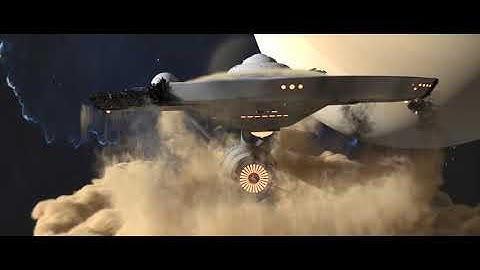 Damaged USS.Enterprise gets out of "Cloud" by Houdini Pyro