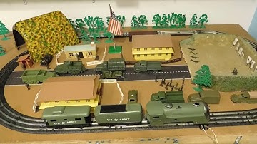 2019 07 21 Custom Army Marx CV Clockwork 3-Unit Train