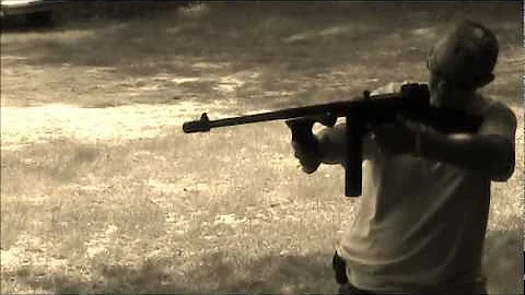 Thompson 1927 A-1 Shooting