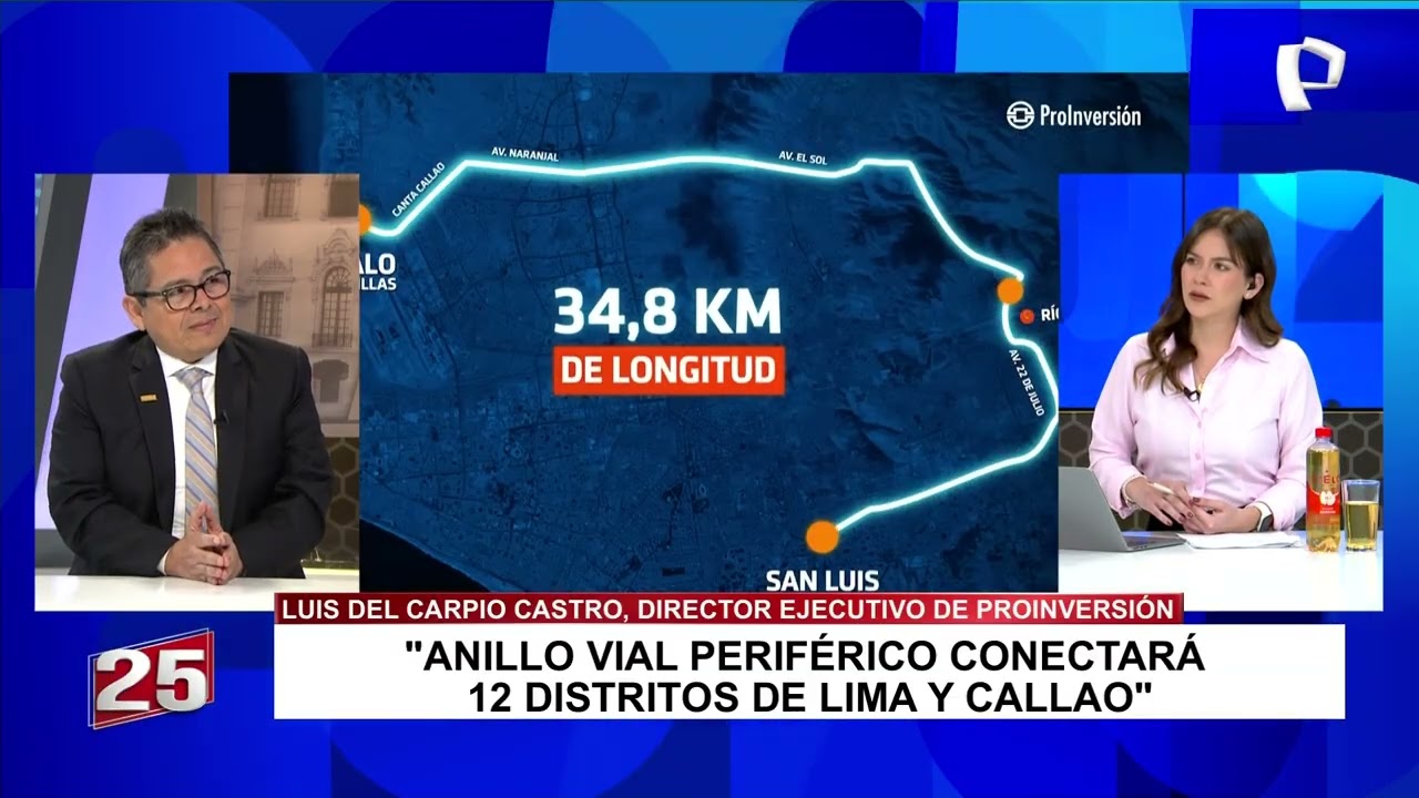 Luis Del Carpio: “Anillo Vial Periférico conectará 12 distritos de Lima y Callao”