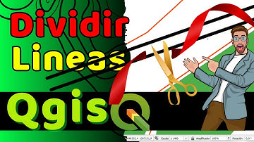 Como DIVIDIR una LINEA en QGIS 2025