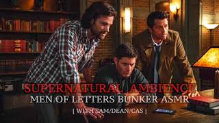 SUPERNATURAL ASMR - being in the men of letter bunker with sam, dean, and castiel