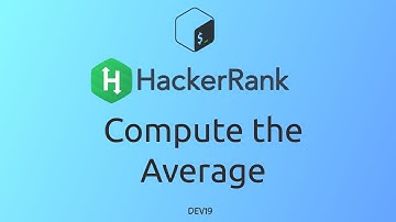 #10 Compute the Average | HackerRank Linux Shell #shell #c #shellscripting  #hackerrank