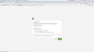 WordPress to Hootsuite Pro: Authentication