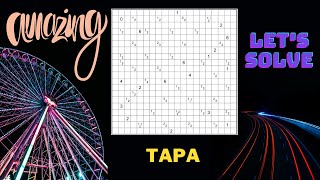 Experience the thrill of solving a giant Tapa puzzle !