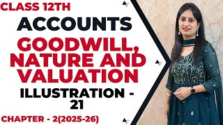 Illustration 21 | TS Grewal Class 12 Accounts Chapter 2 Goodwill | Full Solution | 2026-27