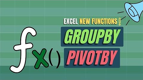 🚨Excel New Functions: GROUPBY & PIVOTBY | Goodbye Pivot Table!🤔