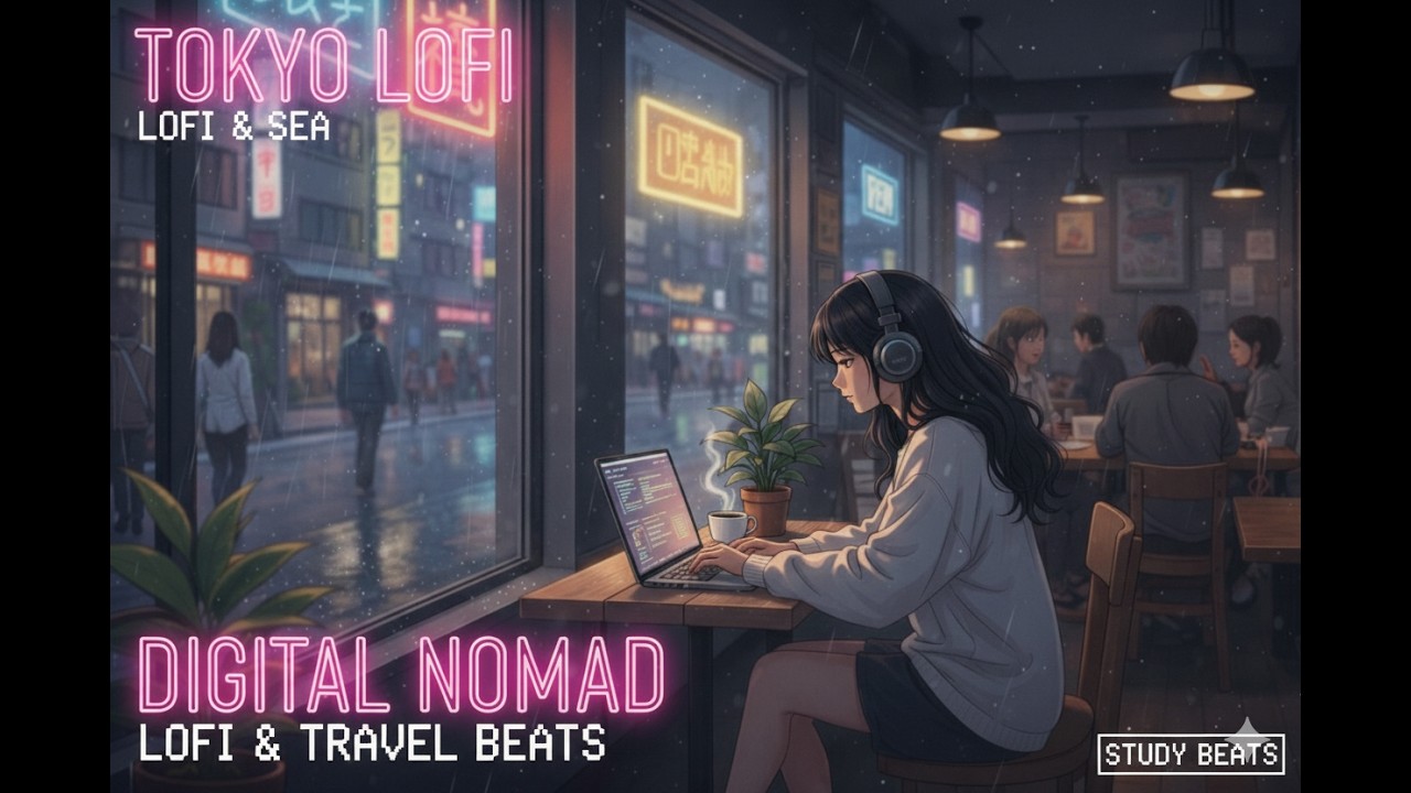 Lofi Beats for Digital Nomads 🌴 Deep Focus & Productivity Mix [Tokyo Edition]