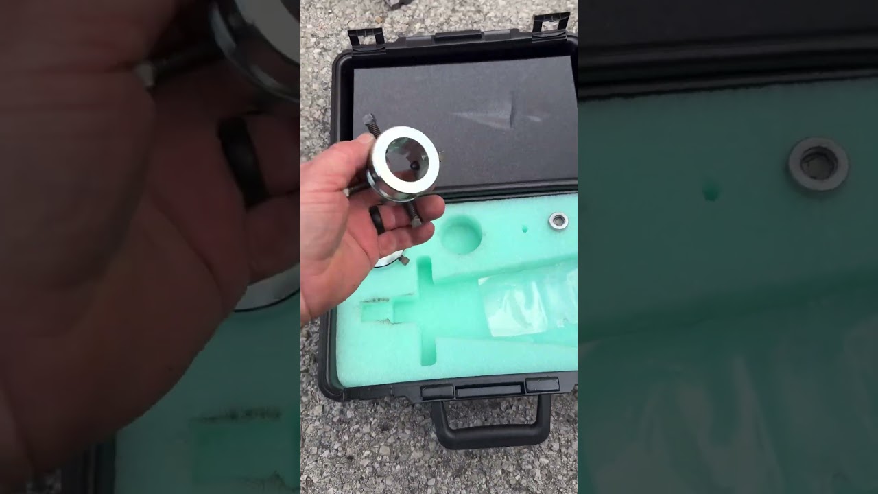 Removing exhaust blades the easy way. Posi-Lock Puller 