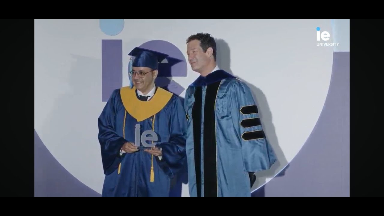 Best Student Award 🎓 | IE University Graduation 2025 – Saudi Aramco ...